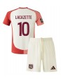 Olympique Lyonnais Alexandre Lacazette #10 Tredjedraktsett Barn 2024-25 Korte ermer (+ bukser)